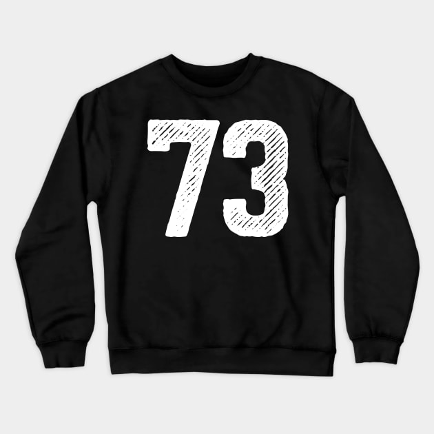 Seventy Three 73 Crewneck Sweatshirt by colorsplash